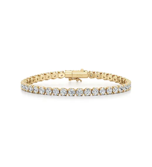 Elle Round Brilliant Lab Diamond Tennis Bracelet 